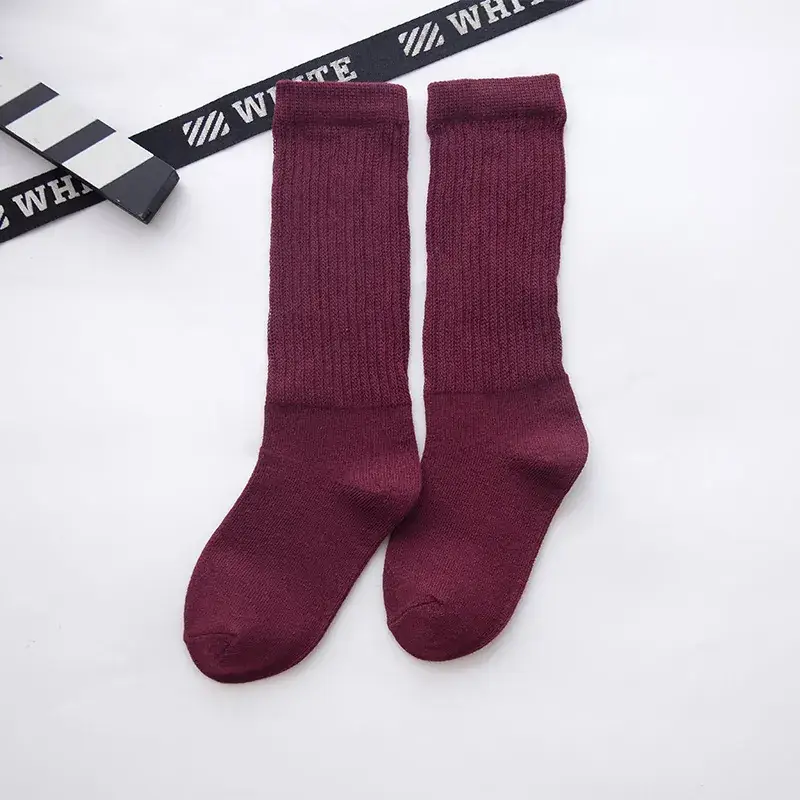 Red Cotton Girls Socks Sweat Absorbent - Image 4