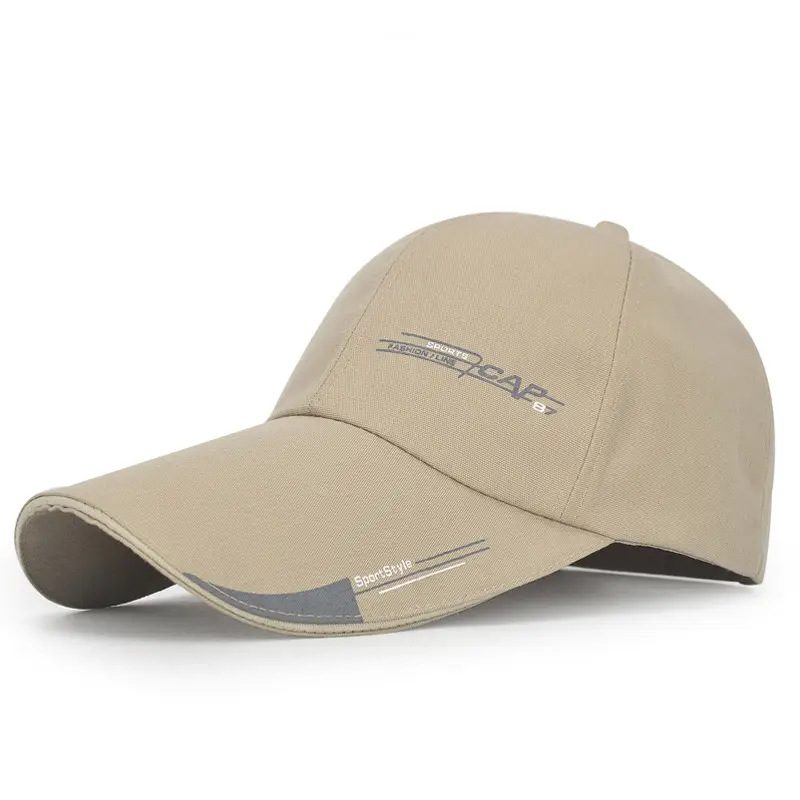 Men Navy Baseball Cap with Brand Logo - Image 3