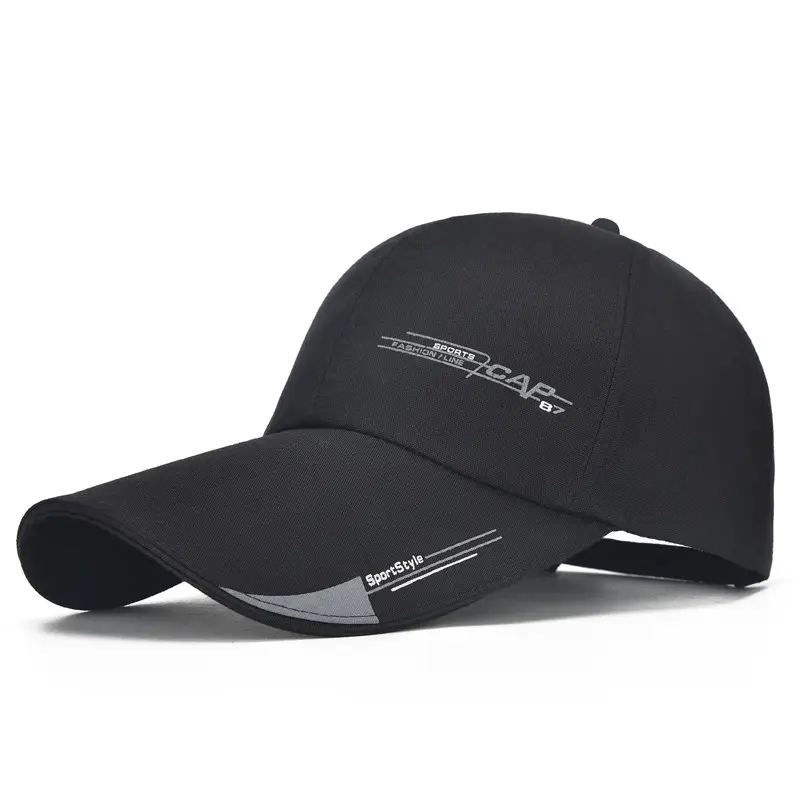 Men Navy Baseball Cap with Brand Logo - Image 6