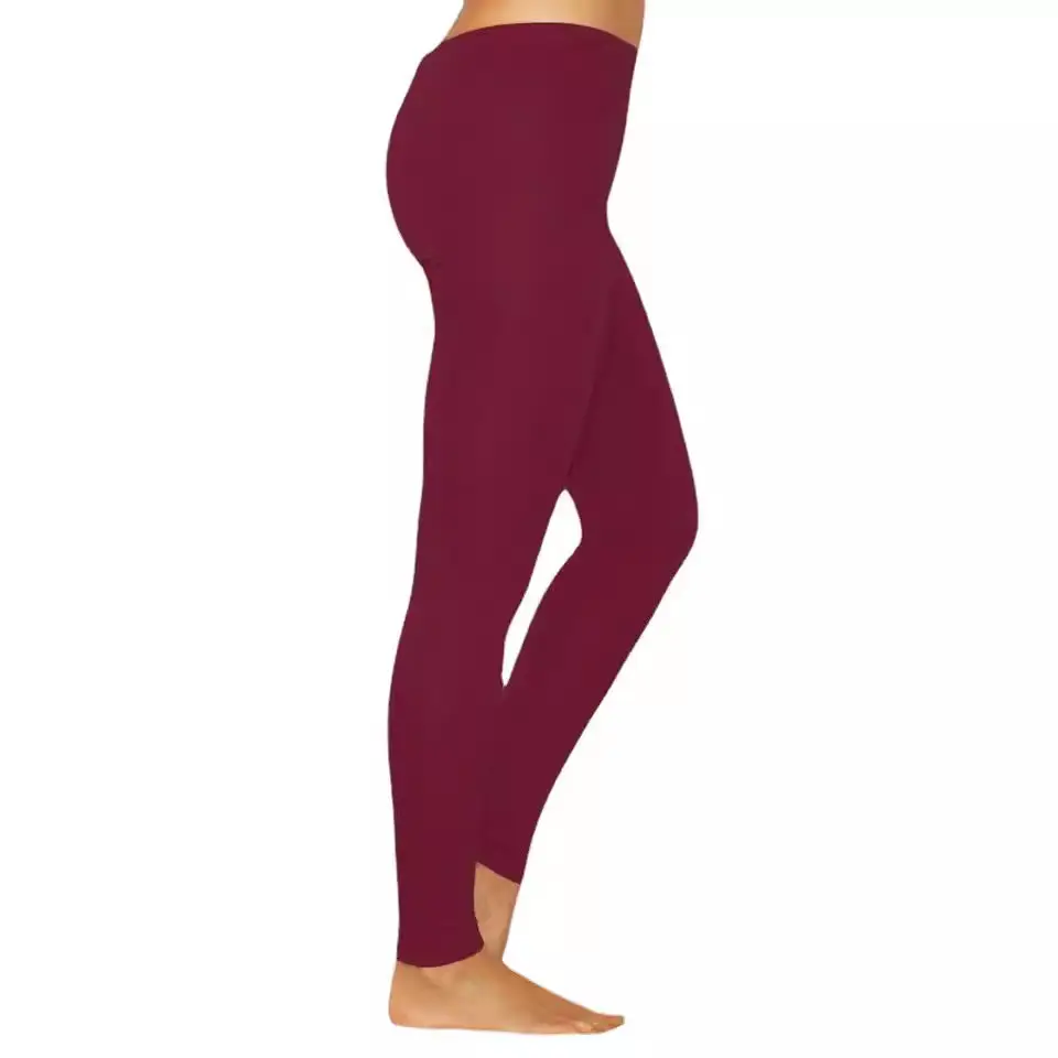 Women Yellow Slim Fitting Leggings Cotton Casual Butt-Lifting Yoga Pants Large Export Wholesale - Image 20