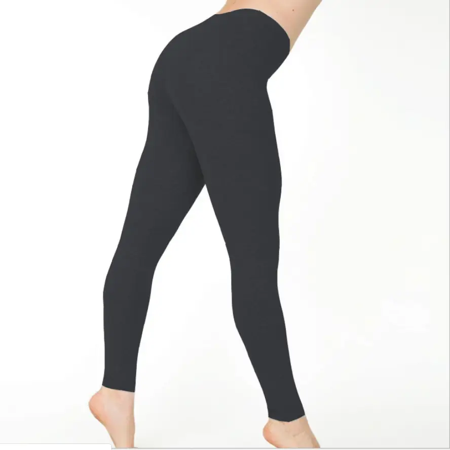 Women Yellow Slim Fitting Leggings Cotton Casual Butt-Lifting Yoga Pants Large Export Wholesale — feature 13