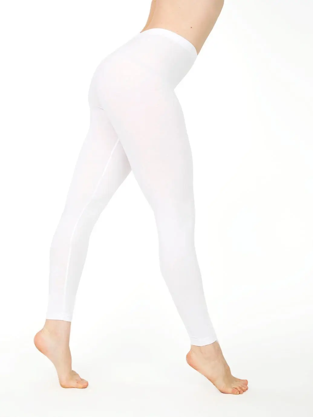 Women Yellow Slim Fitting Leggings Cotton Casual Butt-Lifting Yoga Pants Large Export Wholesale — feature 17