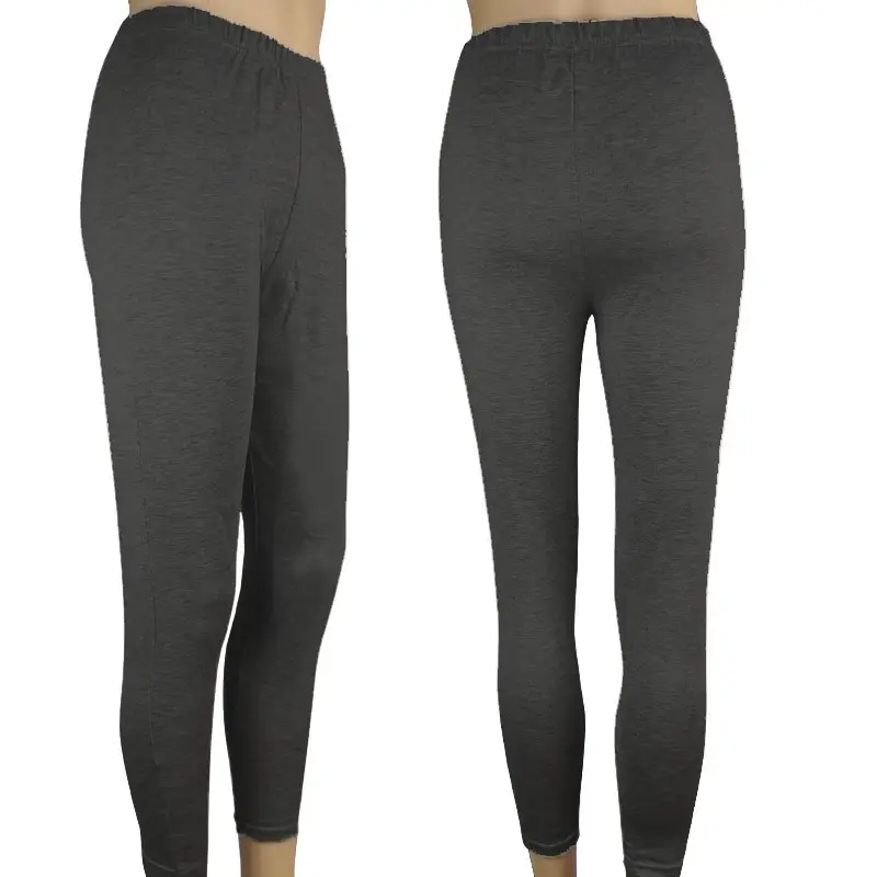 Women Yellow Slim Fitting Leggings Cotton Casual Butt-Lifting Yoga Pants Large Export Wholesale — feature 21