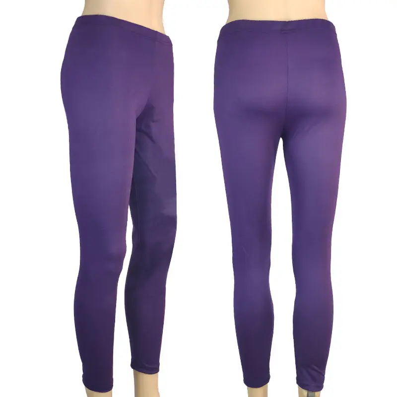 Women Yellow Slim Fitting Leggings Cotton Casual Butt-Lifting Yoga Pants Large Export Wholesale — feature 27