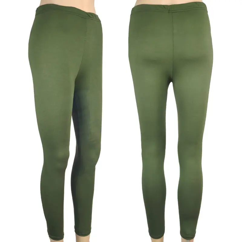 Women Yellow Slim Fitting Leggings Cotton Casual Butt-Lifting Yoga Pants Large Export Wholesale — feature 29