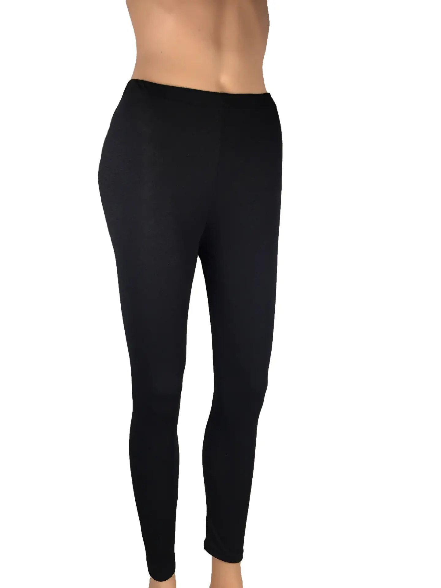Women Yellow Slim Fitting Leggings Cotton Casual Butt-Lifting Yoga Pants Large Export Wholesale — feature 8