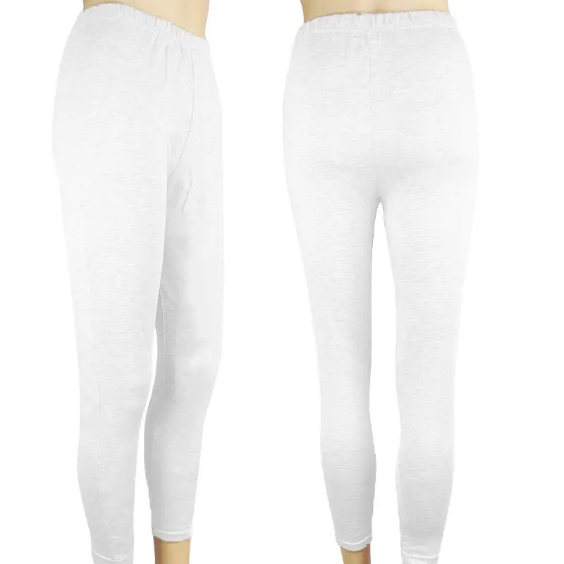 Women Yellow Slim Fitting Leggings Cotton Casual Butt-Lifting Yoga Pants Large Export Wholesale - Image 4