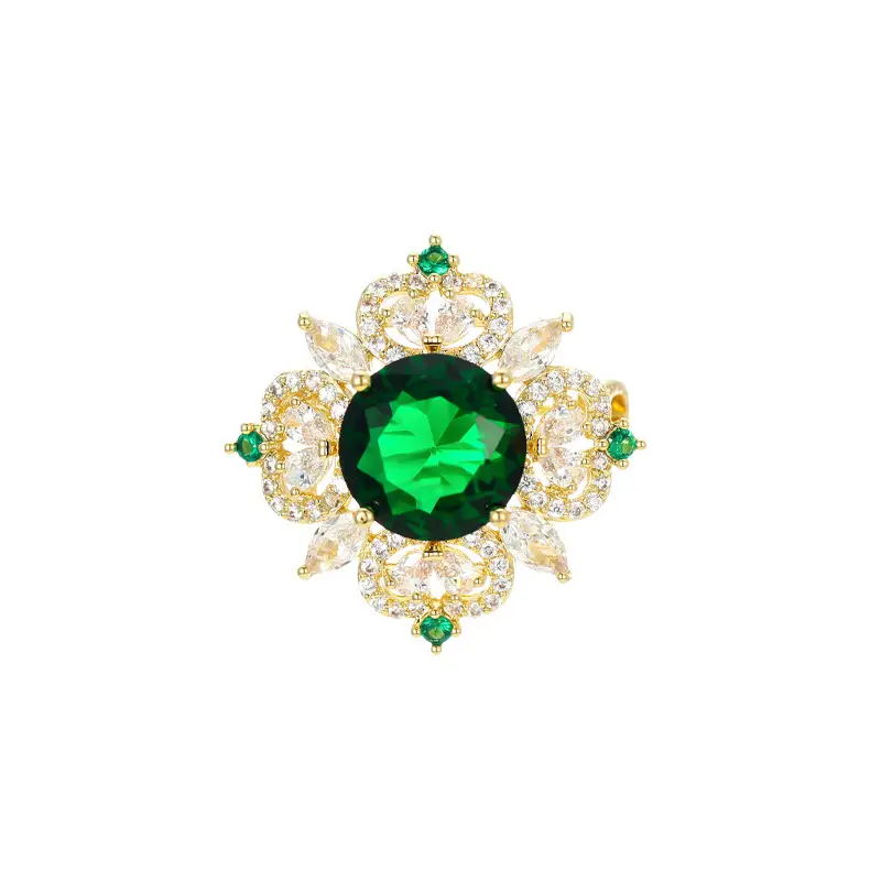 Pink Crystal Ice Flake Snowflake Zircon Brooch for Women - Image 23