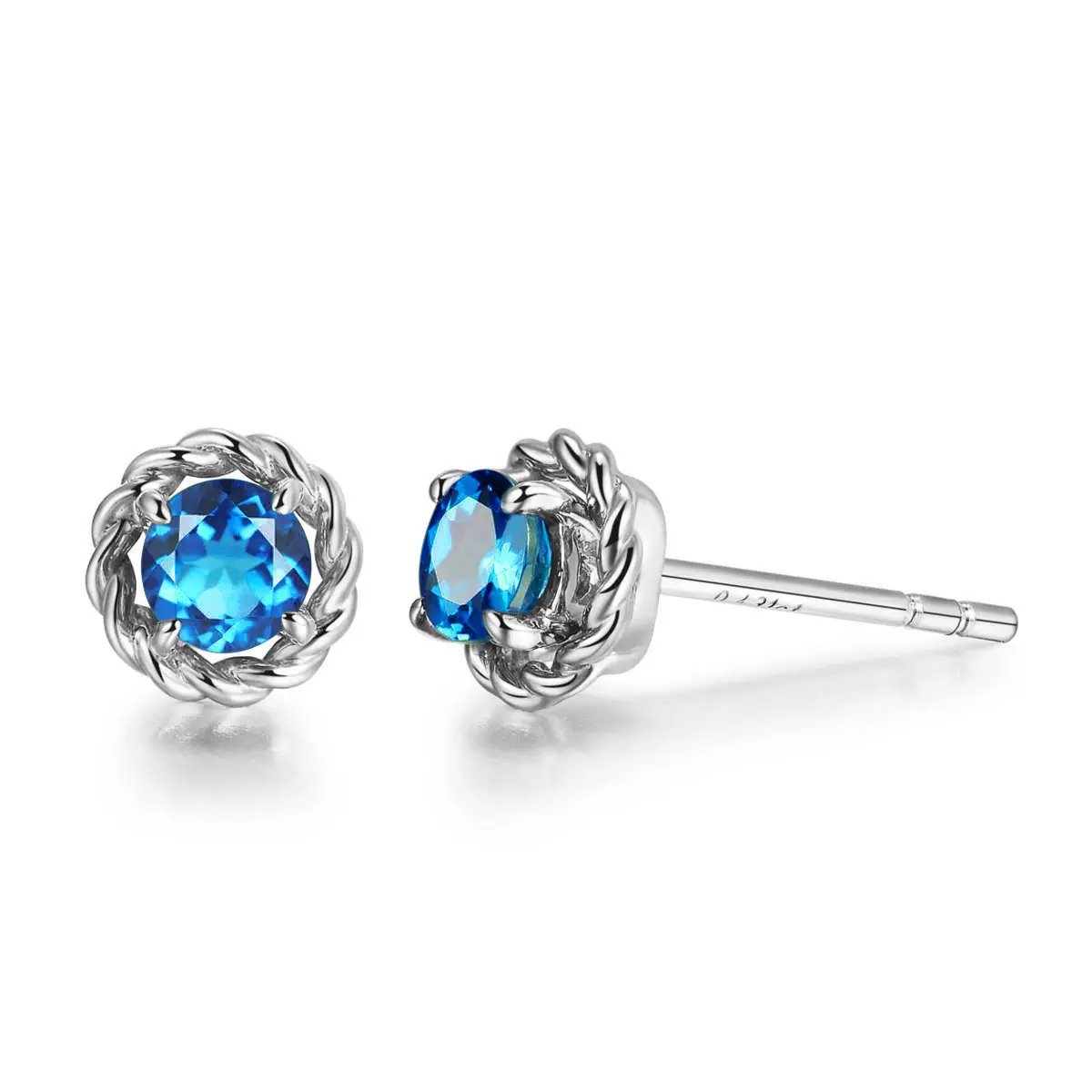Luxury Color Ruby Copper Earrings for Women - Image 3
