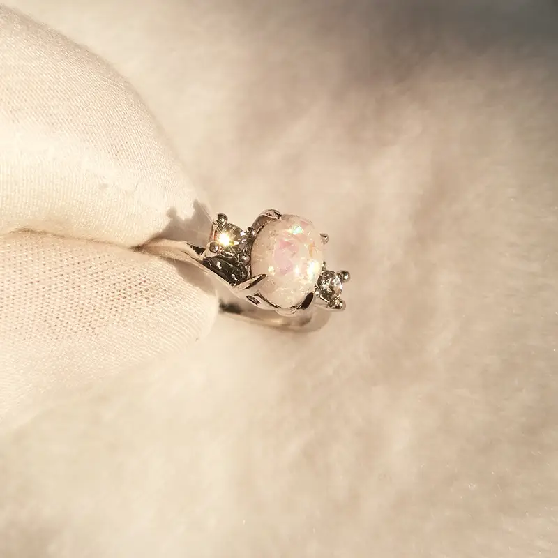 Pink Gemstone Cross Bracelet for Women - Image 9