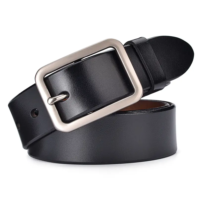 New Men Women Universal Leather Belt Buckle Belt