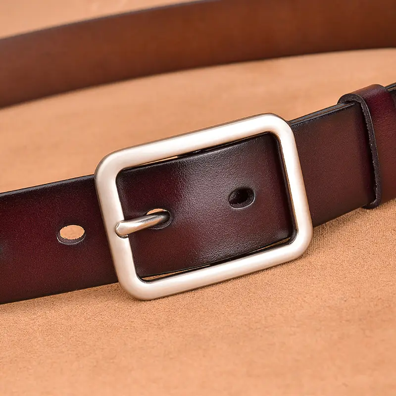 New Men Women Universal Leather Belt Buckle Belt