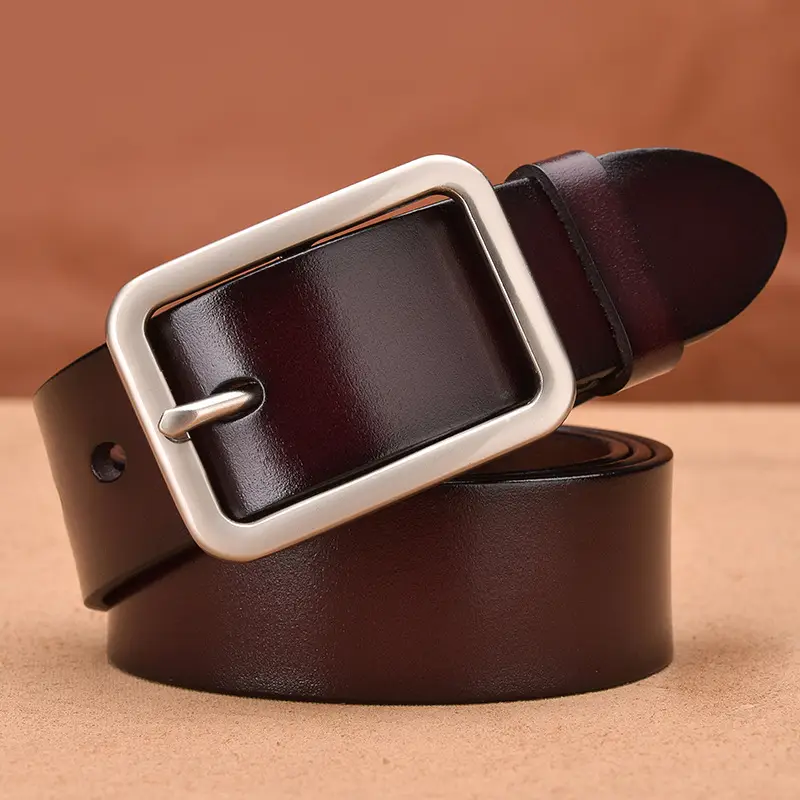 New Men Women Universal Leather Belt Buckle Belt