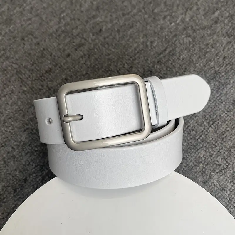 New Men Women Universal Leather Belt Buckle Belt