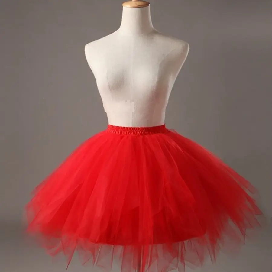 Turquoise Boneless Petticoat Wedding Dress Short Skirt Rock Ball Studio Ballet Wholesale - Image 20