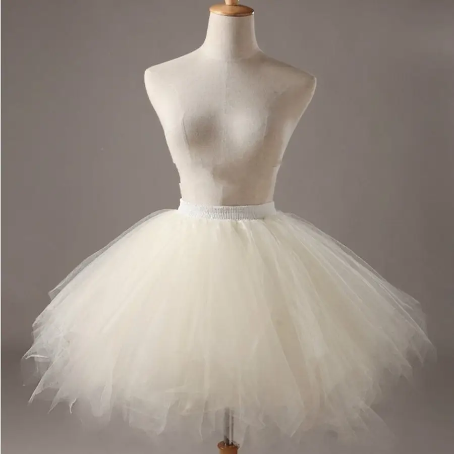 Turquoise Boneless Petticoat Wedding Dress Short Skirt Rock Ball Studio Ballet Wholesale - Image 21