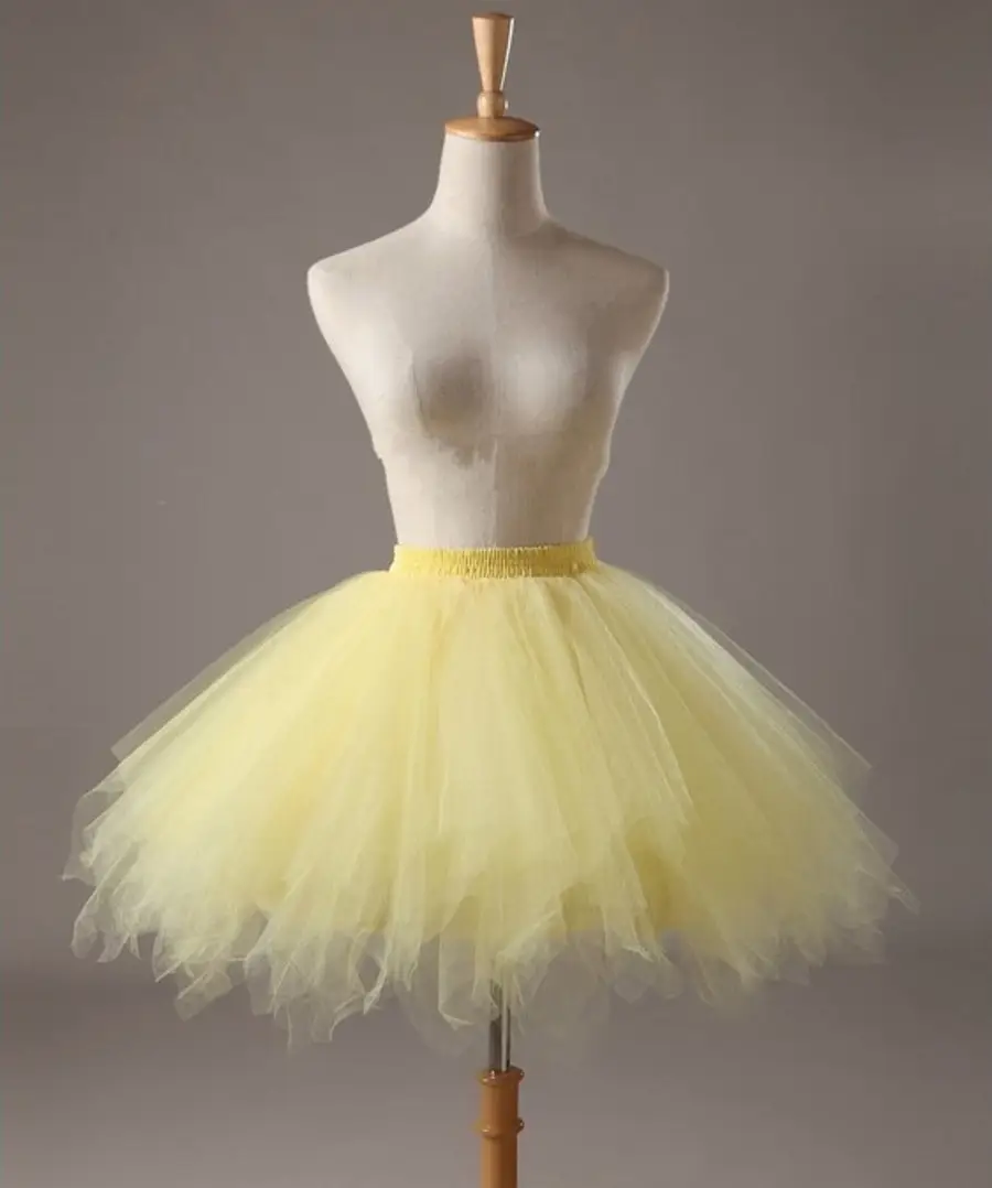 Turquoise Boneless Petticoat Wedding Dress Short Skirt Rock Ball Studio Ballet Wholesale - Image 2