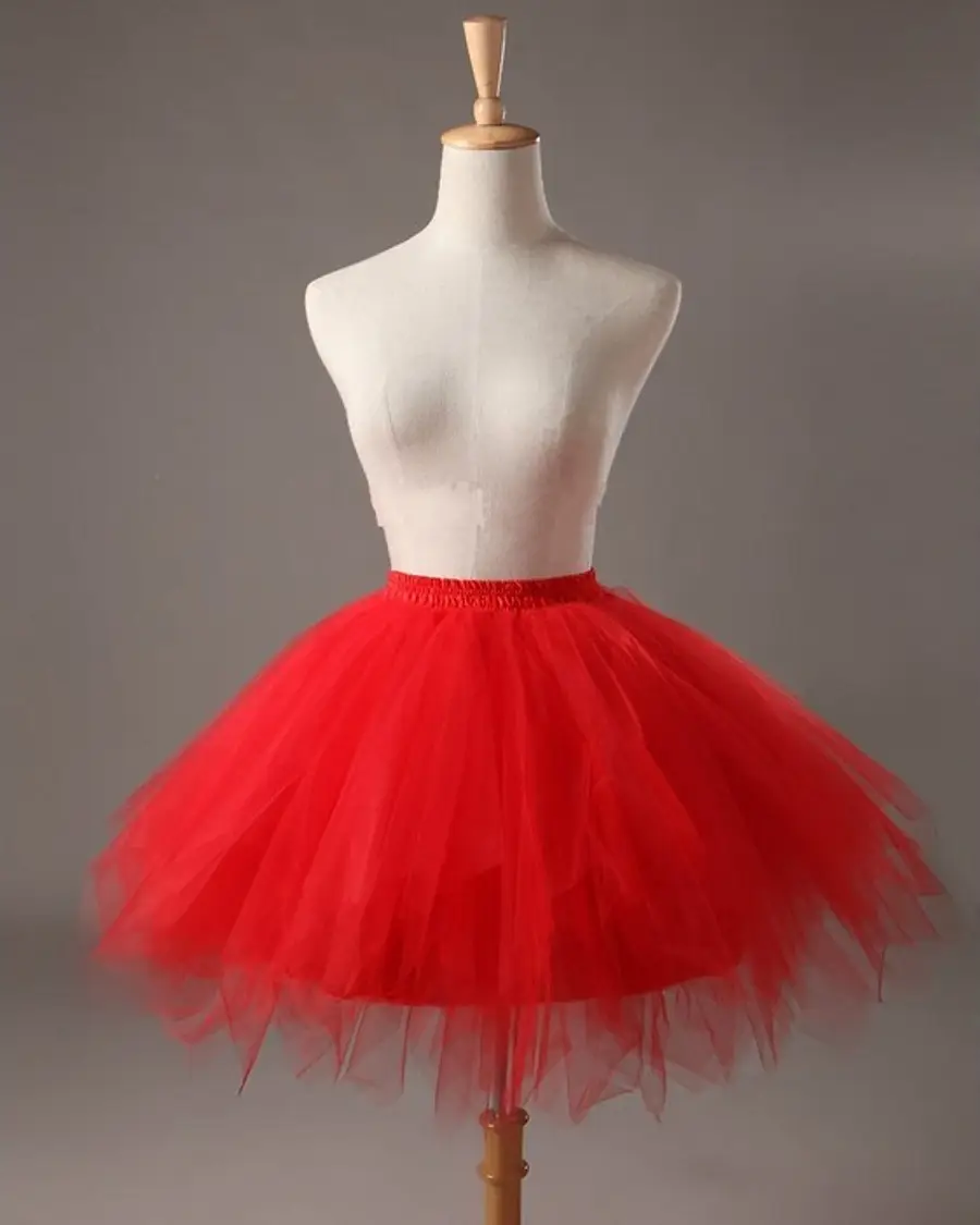 Turquoise Boneless Petticoat Wedding Dress Short Skirt Rock Ball Studio Ballet Wholesale - Image 3