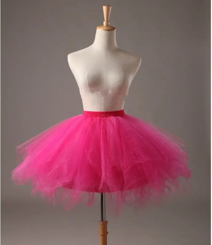Turquoise Boneless Petticoat Wedding Dress Short Skirt Rock Ball Studio Ballet Wholesale - Image 8