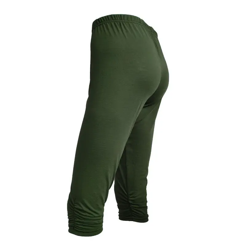 Europe and the United States new seven-point pleated cotton summer slim size outer wear candy-colored women's leggings wholesale