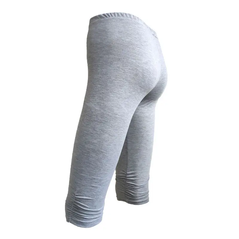 Europe and the United States new seven-point pleated cotton summer slim size outer wear candy-colored women's leggings wholesale
