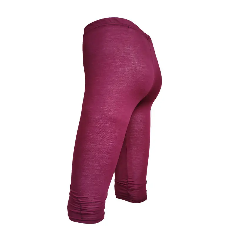 Europe and the United States new seven-point pleated cotton summer slim size outer wear candy-colored women's leggings wholesale