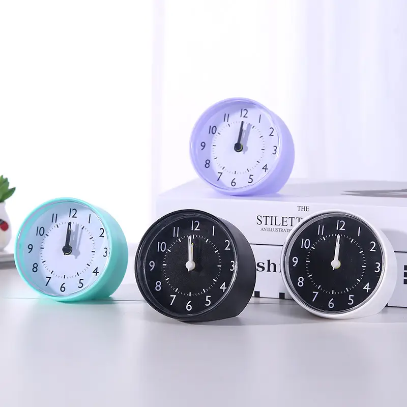 Square Round Alarm Clock Set for Bedroom Office Student Gift - Image 7