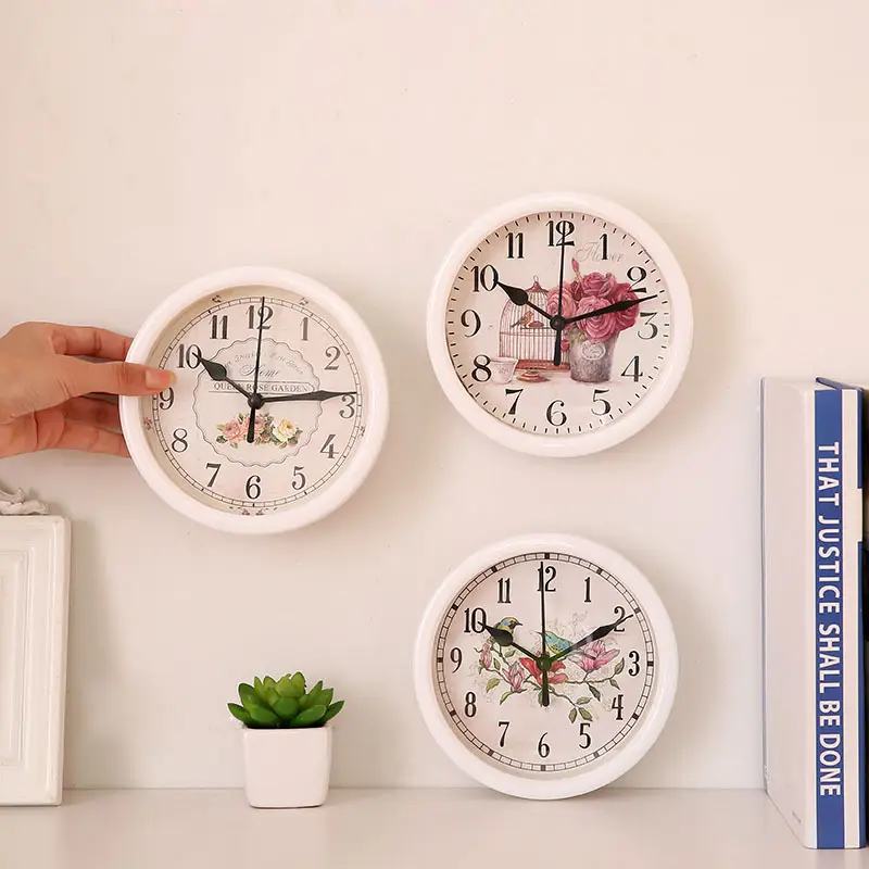 Square Round Alarm Clock Set for Bedroom Office Student Gift - Image 8