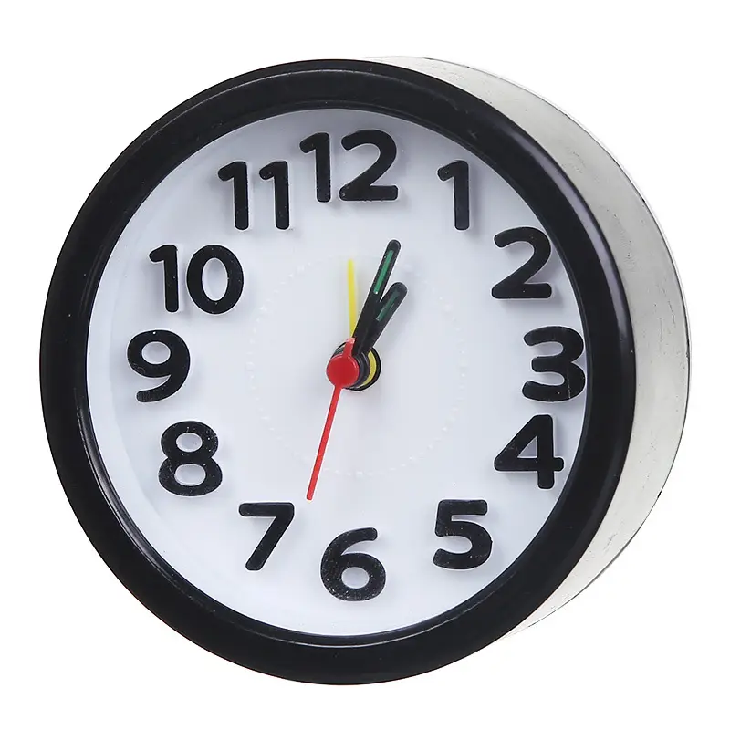 Square Round Alarm Clock Set for Bedroom Office Student Gift - Image 2