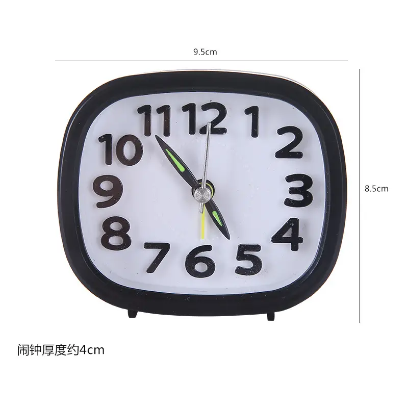 Creative Round Alarm Clock with Night Light, Simple & Stylish for Home - Image 8