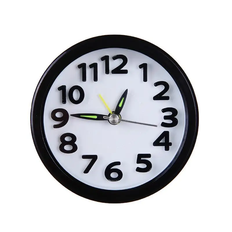 Creative Round Alarm Clock with Night Light, Simple & Stylish for Home - Image 9