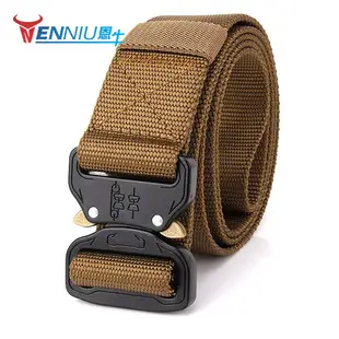 Light Blue Korean Style Men's Canvas Belt with Double Loop Buckle — feature 13