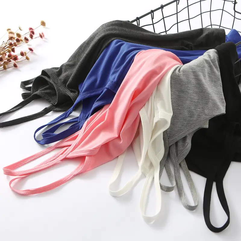 Women's Light Gray Modal Camisole Short Sleeve Summer - Image 8