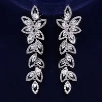 Japanese Zircon Flower Earrings for Women — feature 11
