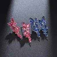 Japanese Zircon Flower Earrings for Women — feature 5