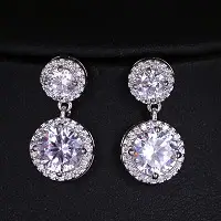 Japanese Zircon Flower Earrings for Women — feature 9