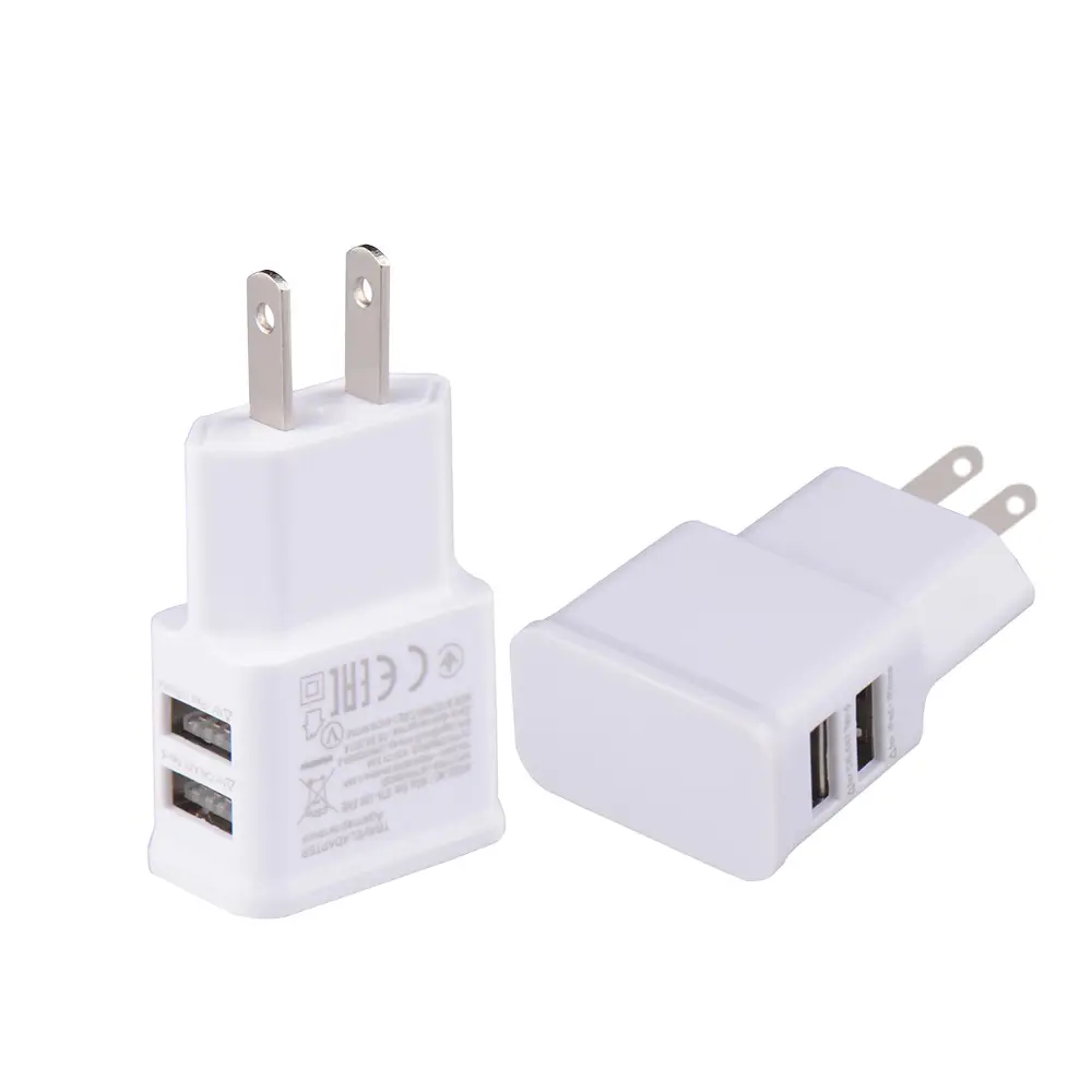 Dual USB 1A 2A Travel Charger for Android Mobile