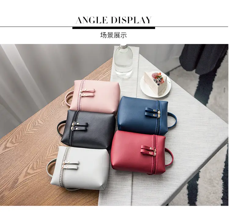 Women's Small Square Crossbody Bag Red Mobile Phone Bag — feature 14