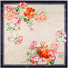 Mai Tong Silk Scarf 90x90cm Spring New Carriage Design — feature 34