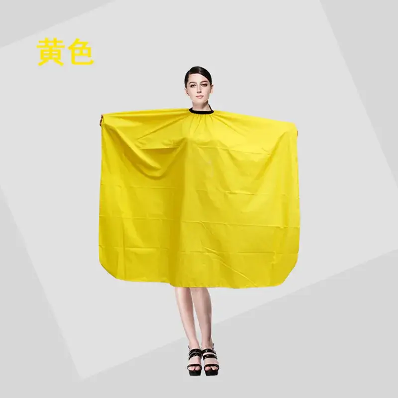Yellow Anti-Static Hair Cutting Apron for Barber Shop - Image 4
