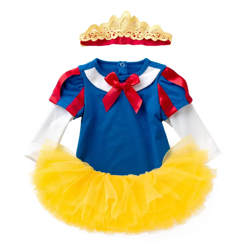 Girls Blue Red Bow Tulle Skirt Set - Image 6