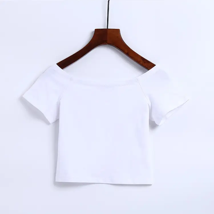 Women's Summer T-Shirt Black White Grey Yellow Short Sleeve - Image 3
