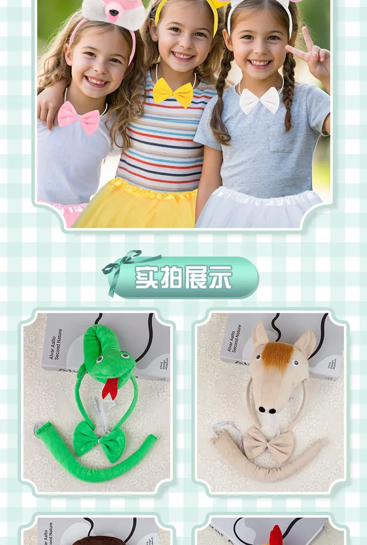Pink Monster Mouse Headband for Girls Kids Halloween — feature 10