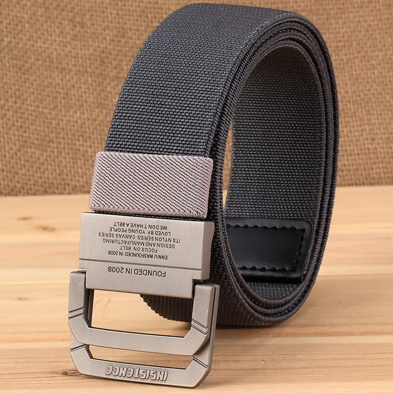 Ennius Double Loop Nylon Belt Blue Men's Tactical Outdoor