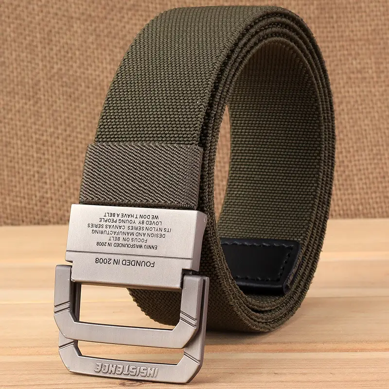 Ennius Double Loop Nylon Belt Blue Men's Tactical Outdoor