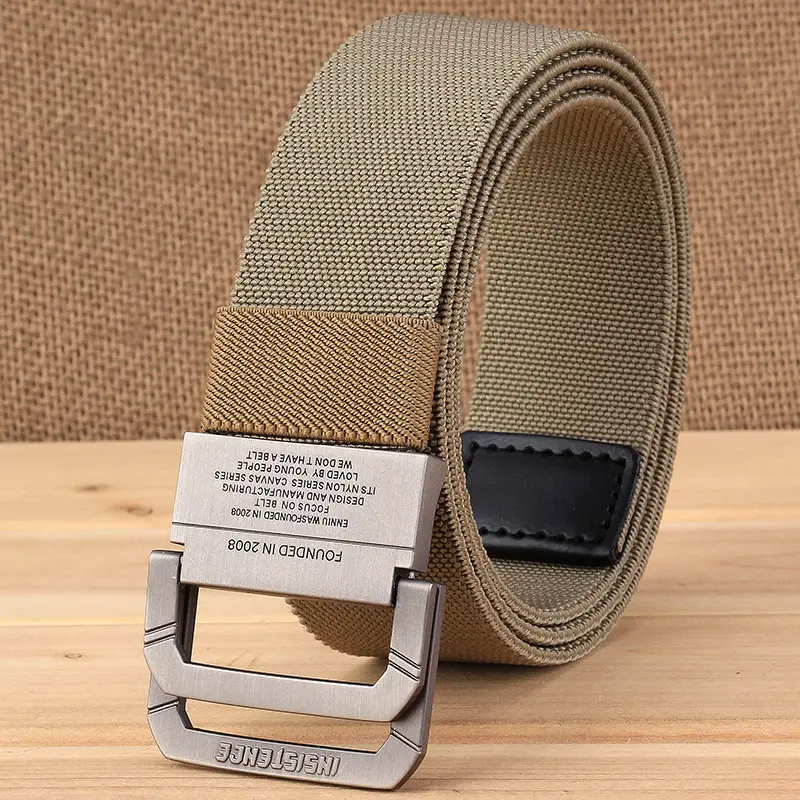Ennius Double Loop Nylon Belt Blue Men's Tactical Outdoor