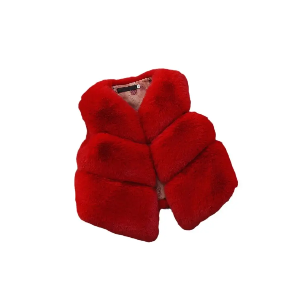 2025 Fur Vest Jacket for Girls Autumn Winter New - Image 15