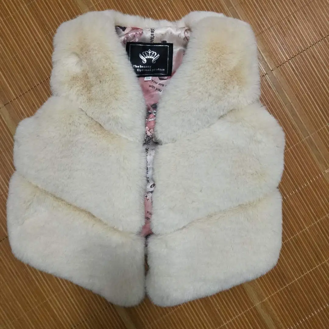 2025 Fur Vest Jacket for Girls Autumn Winter New - Image 10