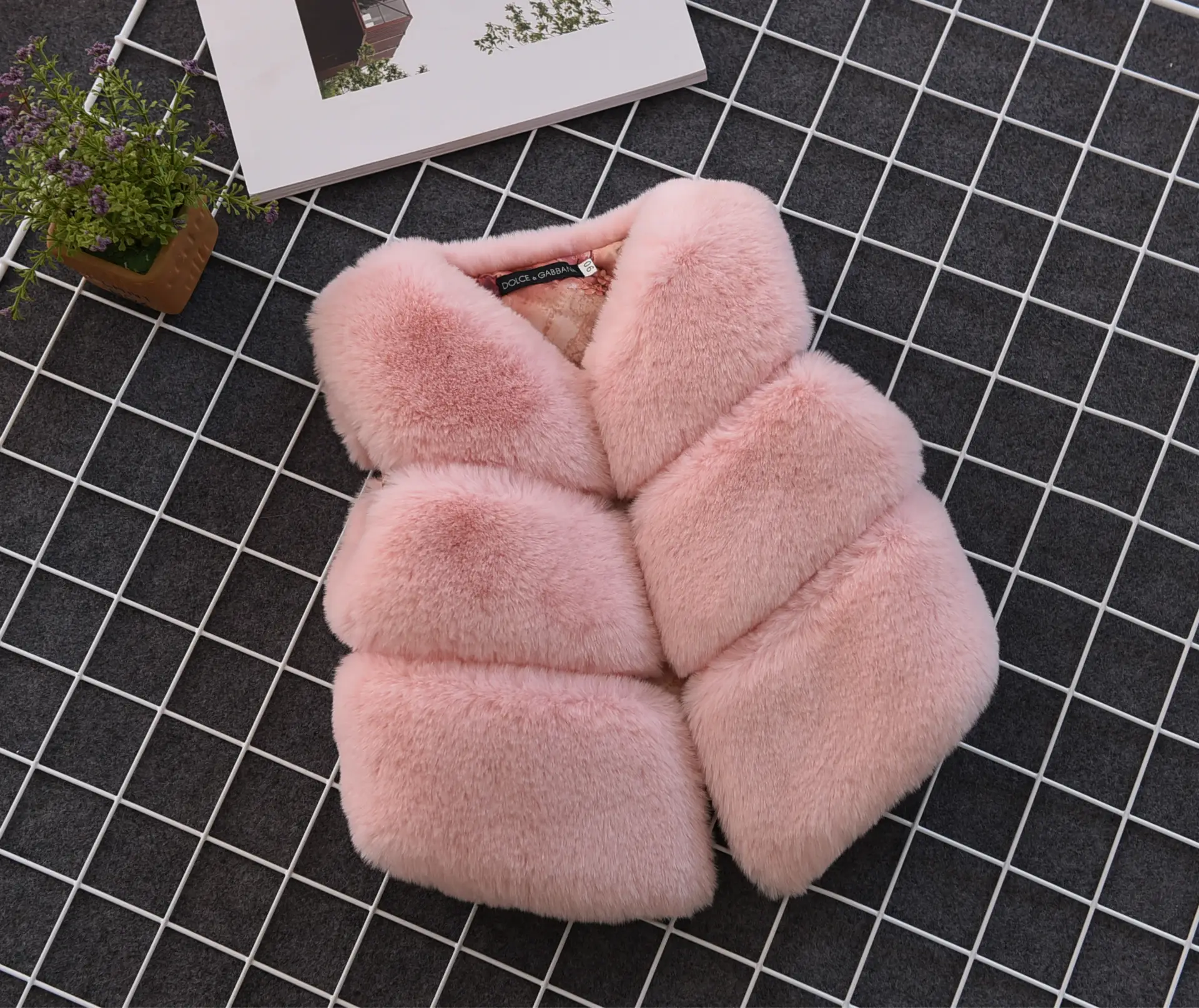 2025 Fur Vest Jacket for Girls Autumn Winter New - Image 2