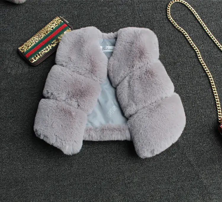2025 Fur Vest Jacket for Girls Autumn Winter New - Image 3